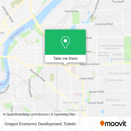 Oregon Economic Development map