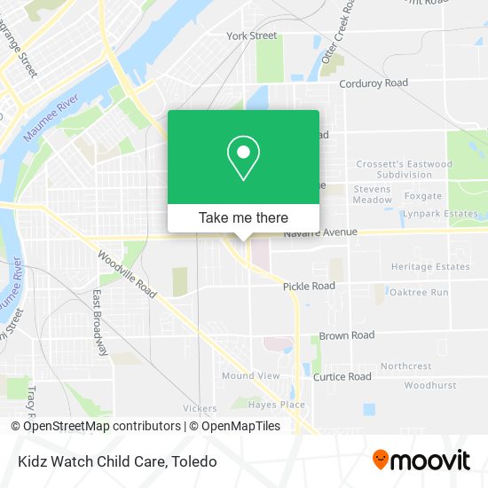 Mapa de Kidz Watch Child Care