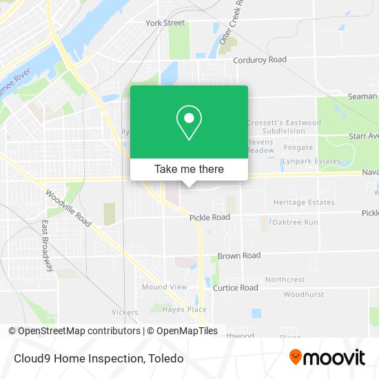 Mapa de Cloud9 Home Inspection