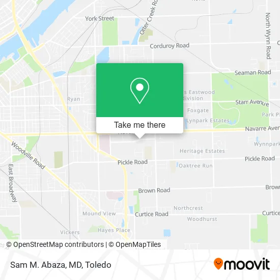 Sam M. Abaza, MD map
