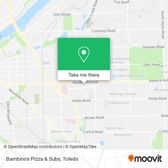 Bambinos Pizza & Subs map