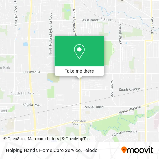 Helping Hands Home Care Service map
