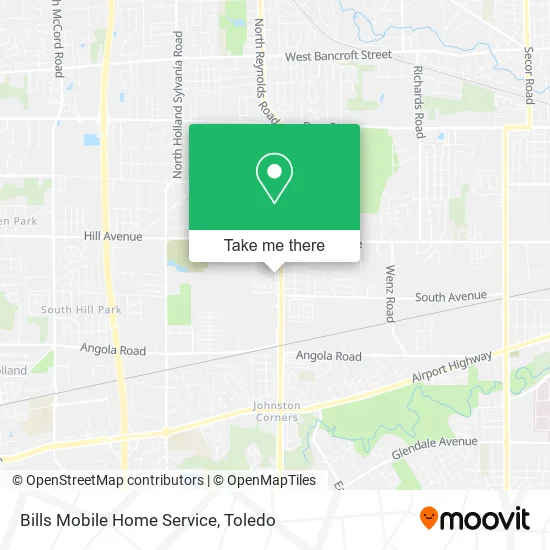 Bills Mobile Home Service map