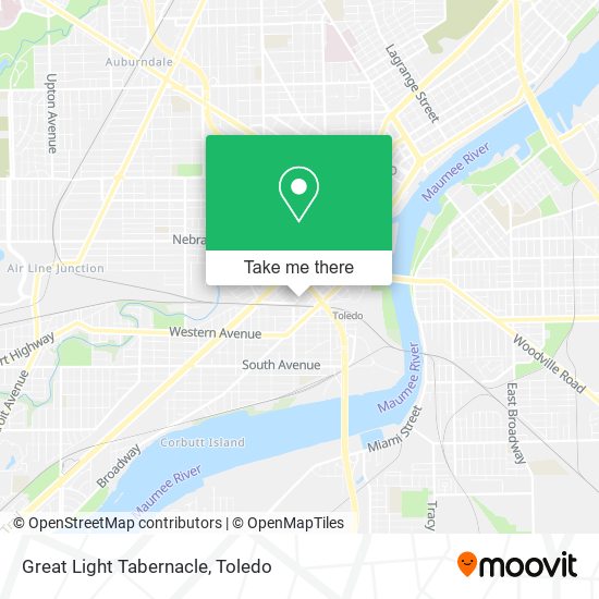 Great Light Tabernacle map