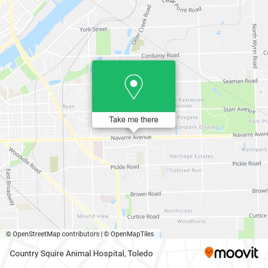 Mapa de Country Squire Animal Hospital