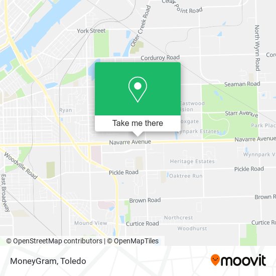 MoneyGram map