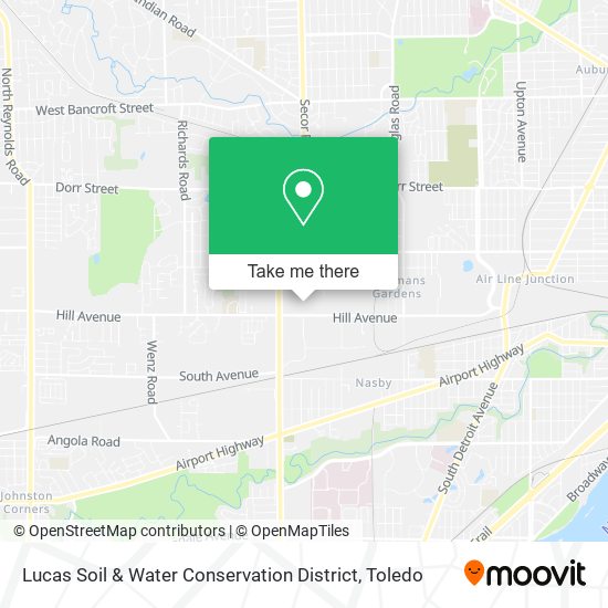 Mapa de Lucas Soil & Water Conservation District