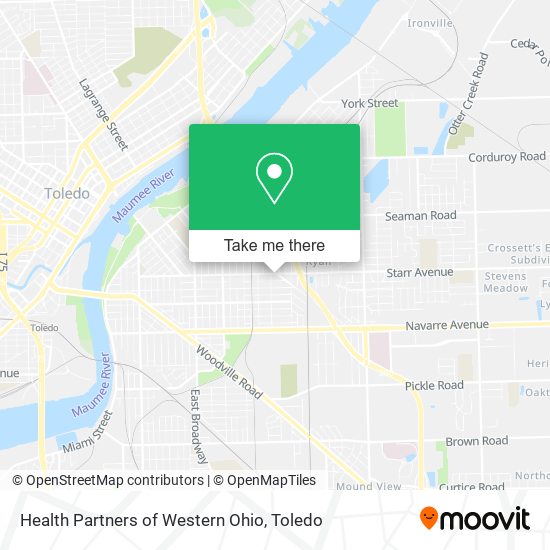 Health Partners of Western Ohio map