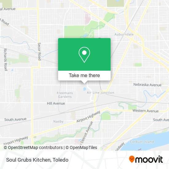 Mapa de Soul Grubs Kitchen