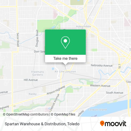 Spartan Warehouse & Distribution map