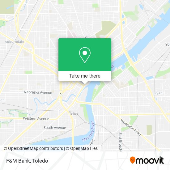 F&M Bank map