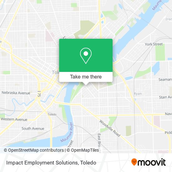 Impact Employment Solutions map