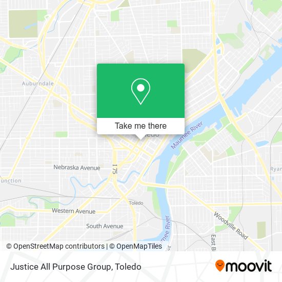 Mapa de Justice All Purpose Group