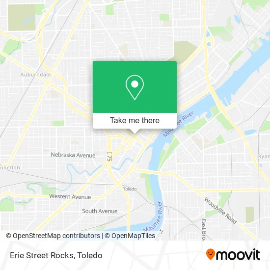Erie Street Rocks map