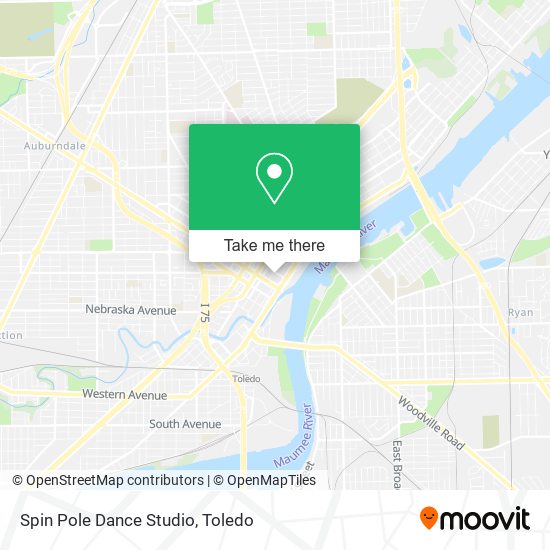 Mapa de Spin Pole Dance Studio