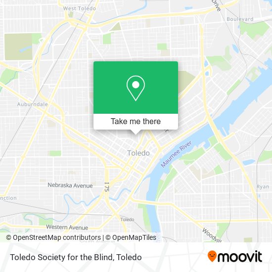 Mapa de Toledo Society for the Blind