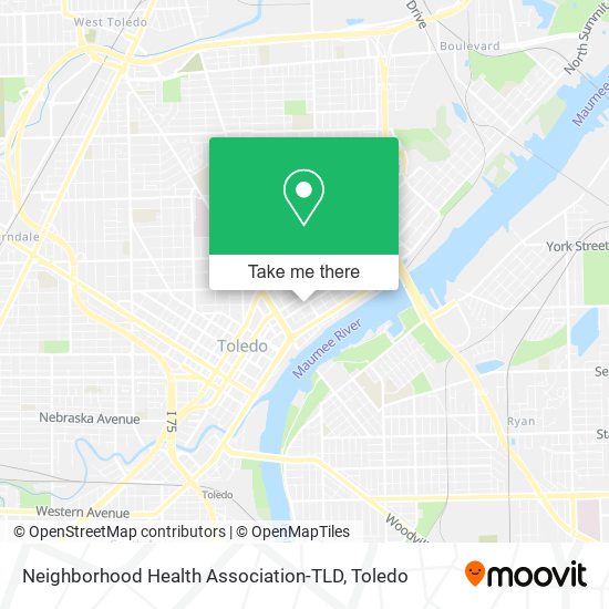 Neighborhood Health Association-TLD map