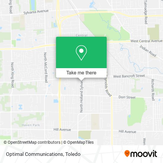 Optimal Communications map