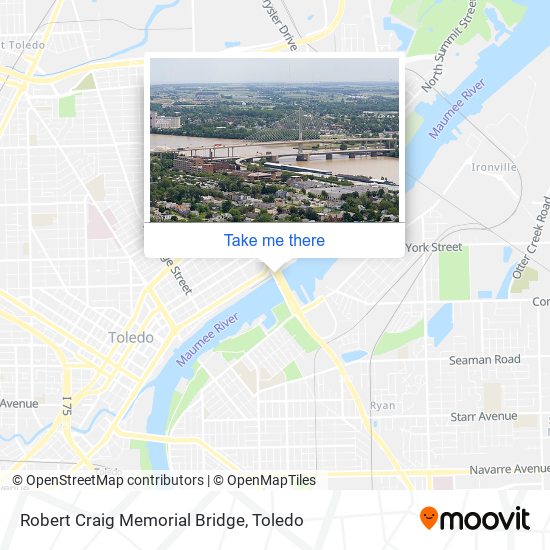 Mapa de Robert Craig Memorial Bridge