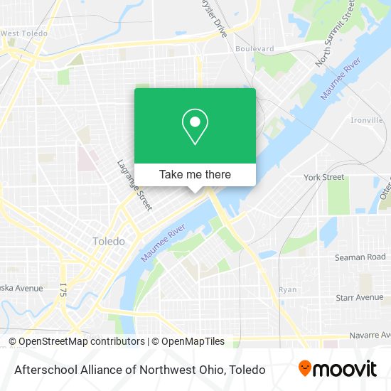 Afterschool Alliance of Northwest Ohio map