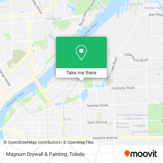 Mapa de Magnum Drywall & Painting