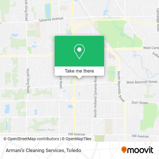 Mapa de Armani's Cleaning Services
