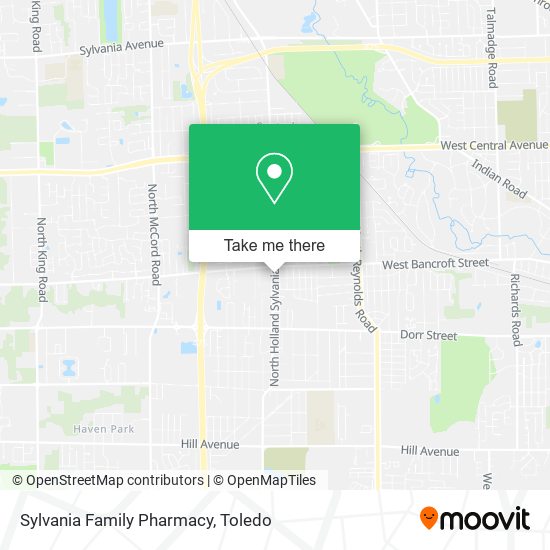 Mapa de Sylvania Family Pharmacy