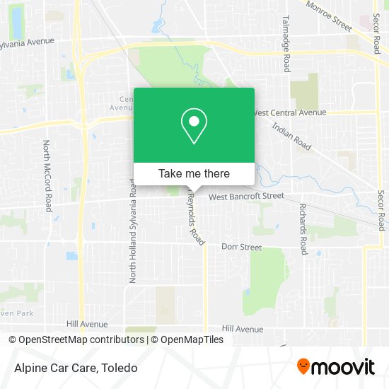 Alpine Car Care map