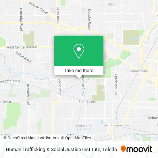 Mapa de Human Trafficking & Social Justice Institute