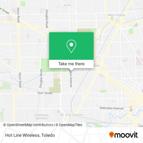 Hot Line Wireless map