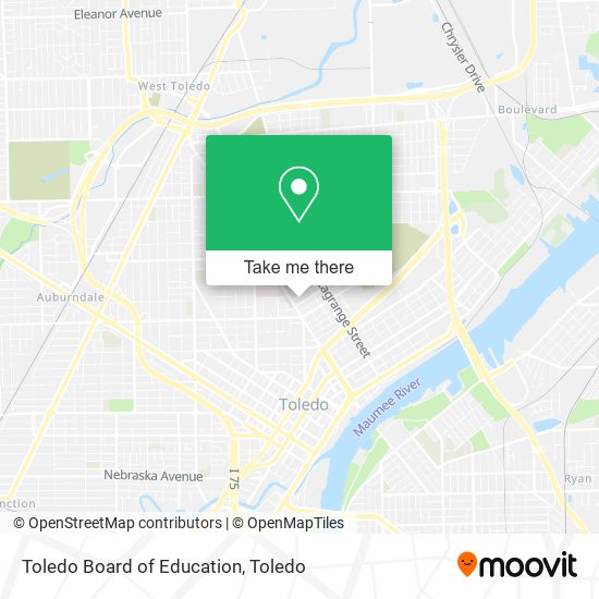 Mapa de Toledo Board of Education