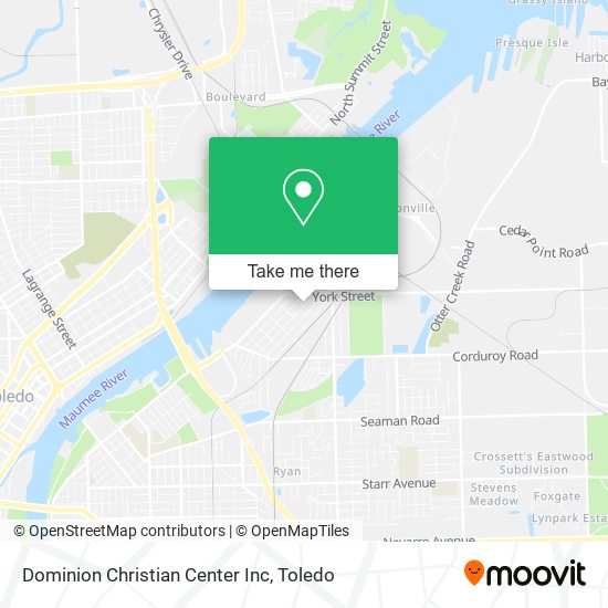 Mapa de Dominion Christian Center Inc