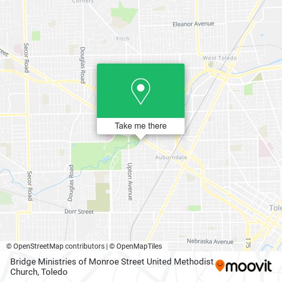 Mapa de Bridge Ministries of Monroe Street United Methodist Church