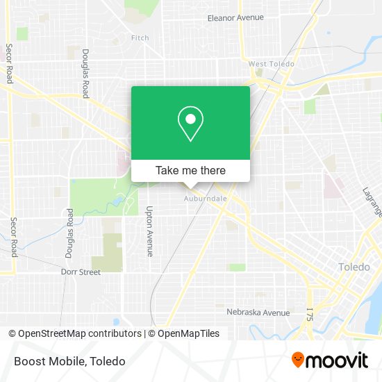 Mapa de Boost Mobile