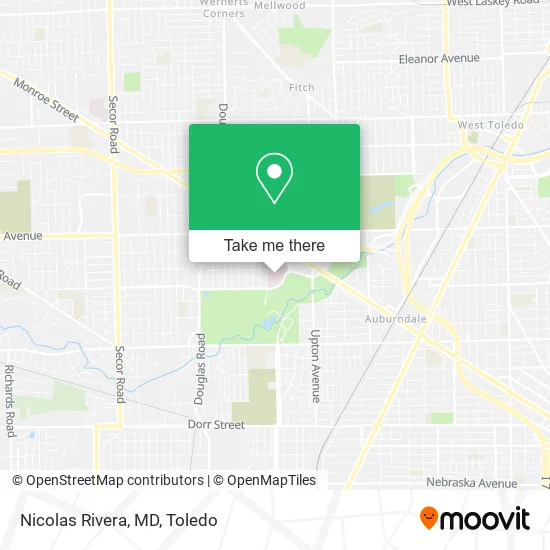 Nicolas Rivera, MD map