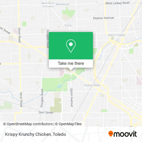 Mapa de Krispy Krunchy Chicken