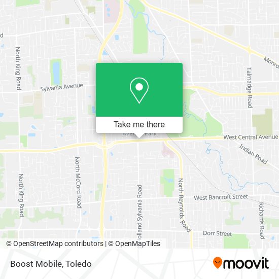 Boost Mobile map