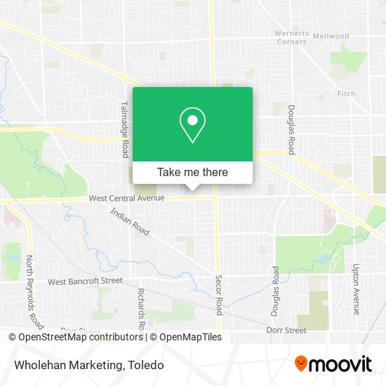 Wholehan Marketing map