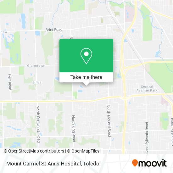 Mount Carmel St Anns Hospital map