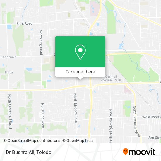 Mapa de Dr Bushra Ali