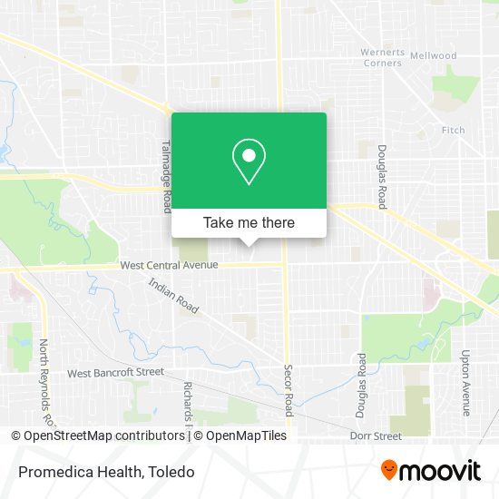 Promedica Health map