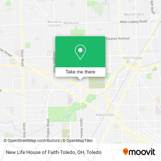 Mapa de New Life House of Faith-Toledo, OH