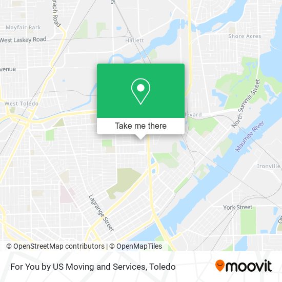 Mapa de For You by US Moving and Services