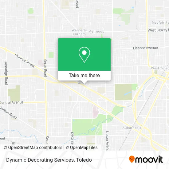 Dynamic Decorating Services map