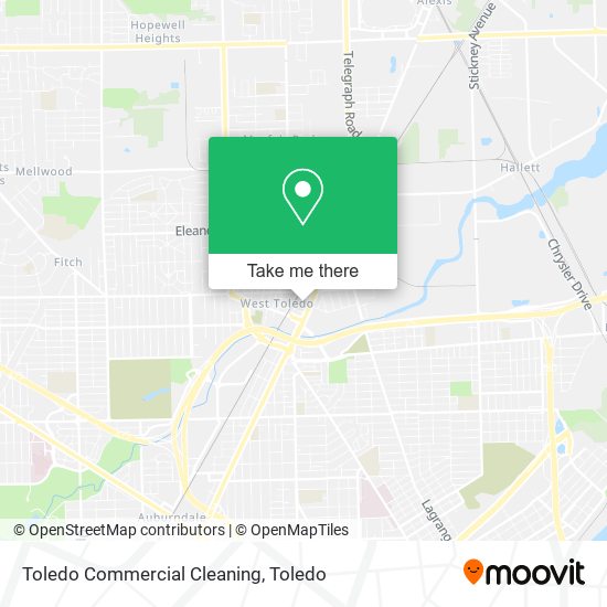 Mapa de Toledo Commercial Cleaning