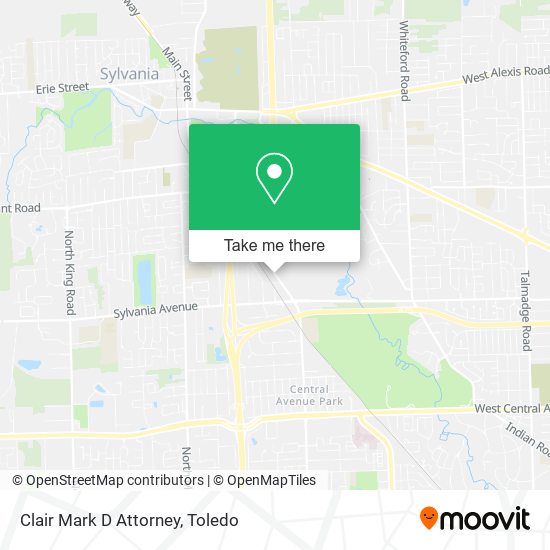 Mapa de Clair Mark D Attorney