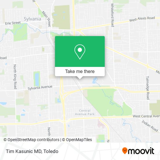 Mapa de Tim Kasunic MD