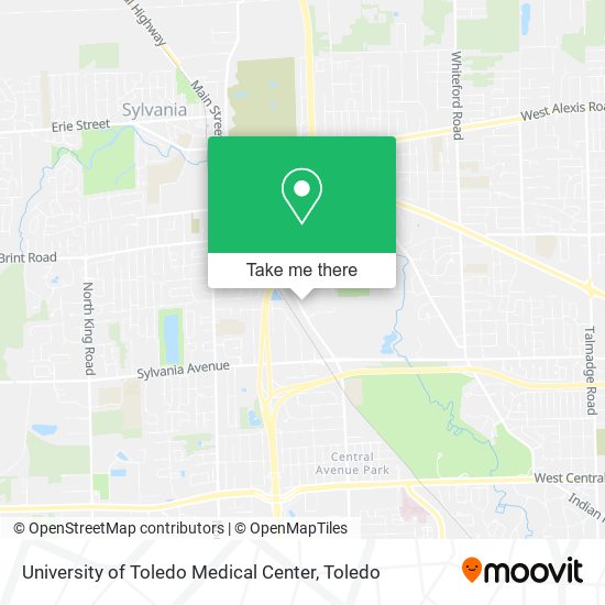 Mapa de University of Toledo Medical Center