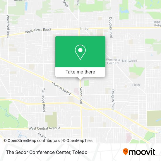 The Secor Conference Center map
