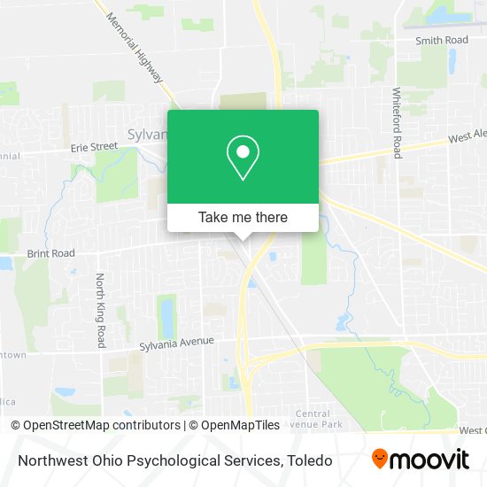 Mapa de Northwest Ohio Psychological Services